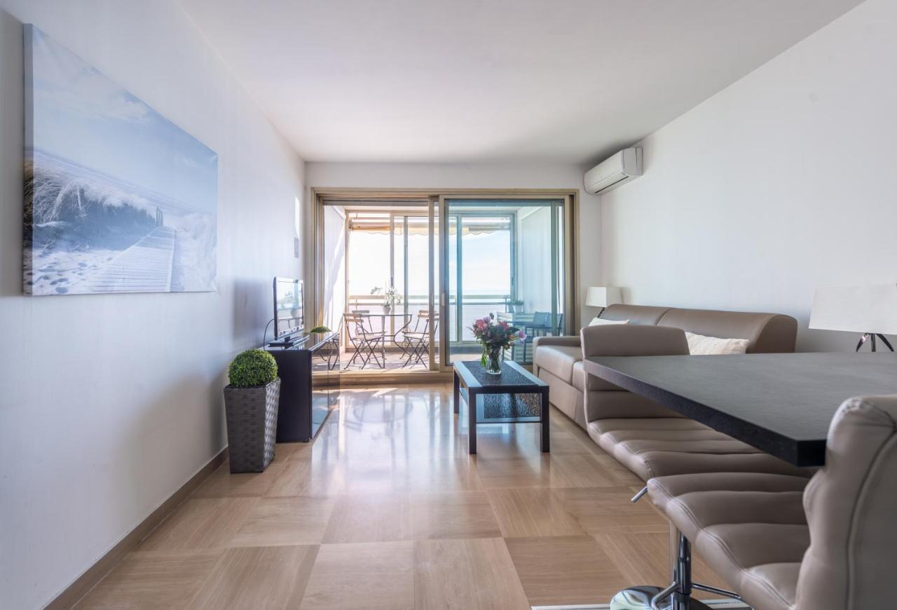 Sea Front - Panoramic Sea View Studio With Terrace Nice Luaran gambar