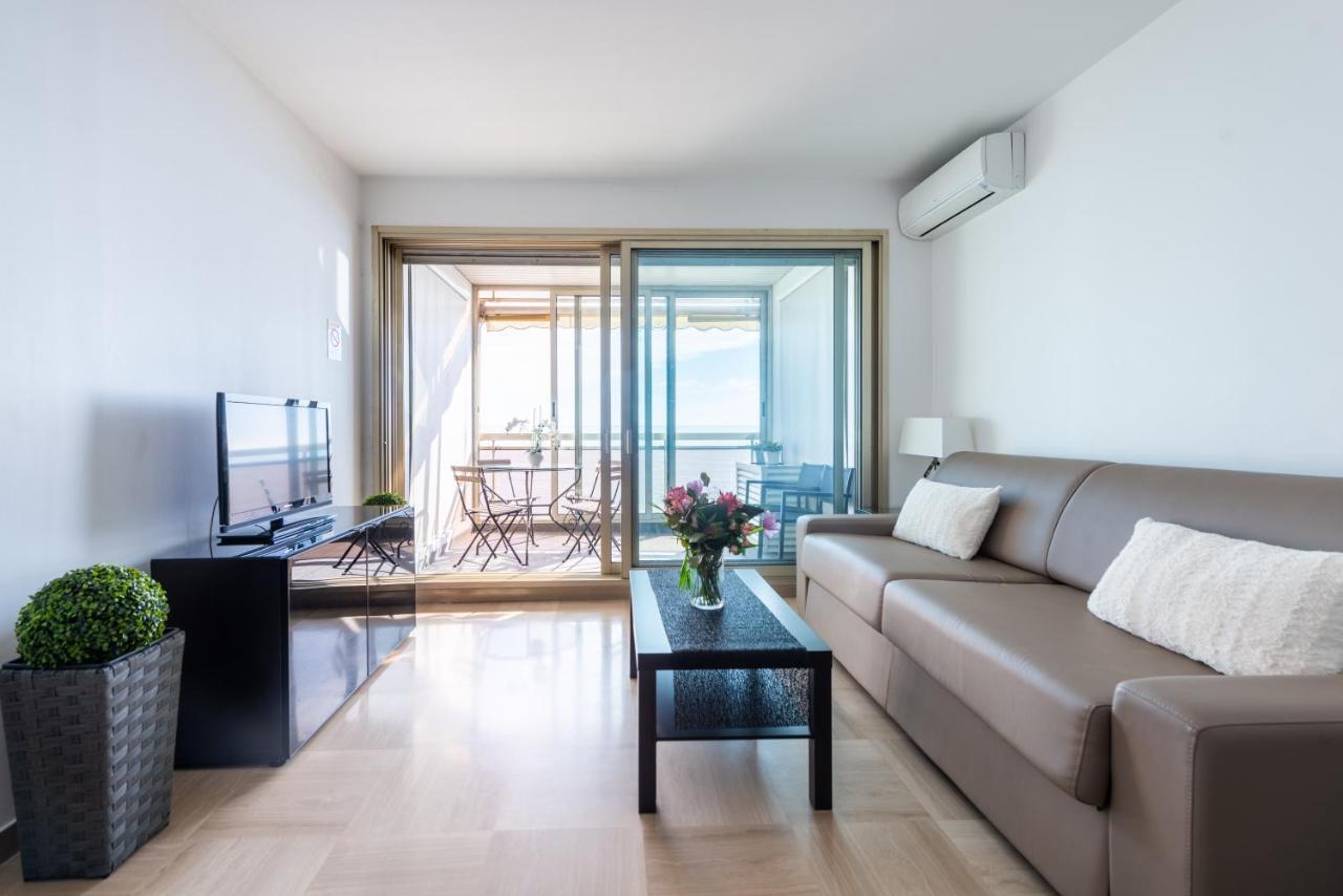 Sea Front - Panoramic Sea View Studio With Terrace Nice Luaran gambar