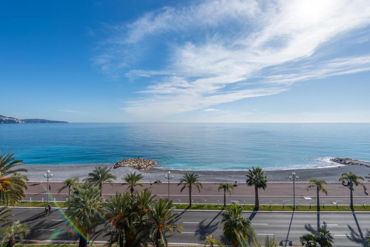 Sea Front - Panoramic Sea View Studio With Terrace Nice Luaran gambar